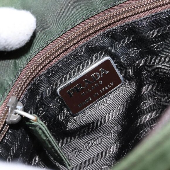 PRADA Tote Bag Nylon Green Auth 139194 - Picture 12 of 16